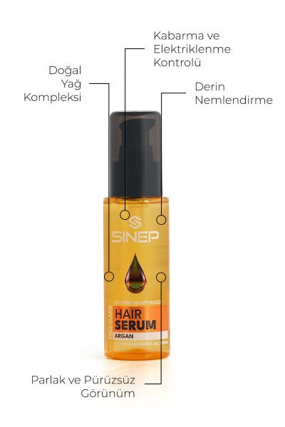 Sinep Saç Serumu Argan 75 ml