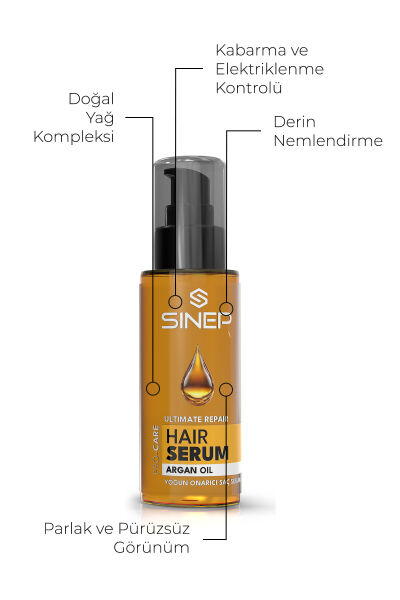 Sinep Saç Serumu Argan 75 ml