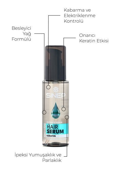Sinep Saç Serumu Keratin 75 ml
