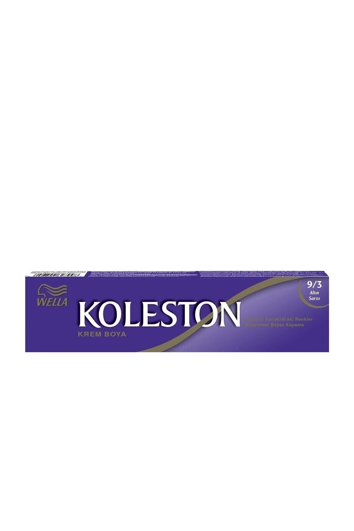KOLESTON SAÇ BOYASI TÜP 9/3 ALTIN SARISI