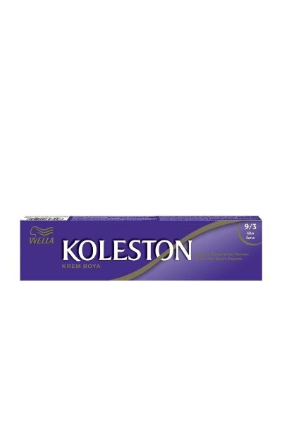 KOLESTON SAÇ BOYASI TÜP 9/3 ALTIN SARISI