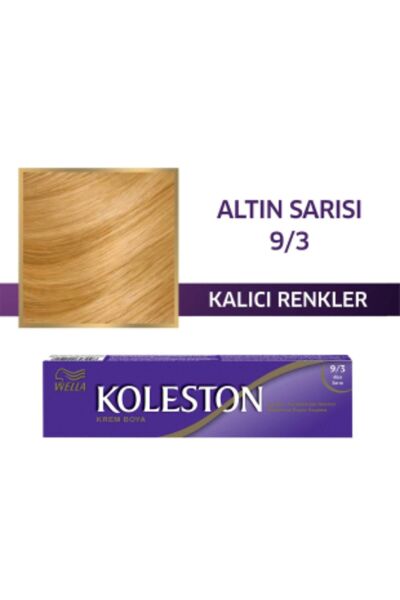 KOLESTON SAÇ BOYASI TÜP 9/3 ALTIN SARISI