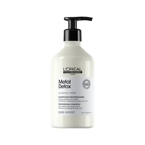 Loreal Professionnel Paris Serie Expert Metal Detox Renkli ve Açıcı ile İşlem Görmüş Saçlar İçin Metal Karşıtı Arındırıcı Şampuan 500 ml