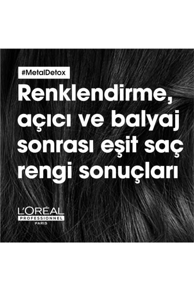 Loreal Professionnel Paris Serie Expert Metal Detox Renkli ve Açıcı ile İşlem Görmüş Saçlar İçin Metal Karşıtı Arındırıcı Şampuan 500 ml