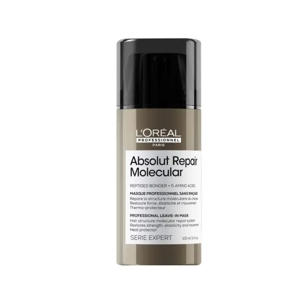 Loreal Professionnel Paris Serie Expert Absolut Repair Molecular Tüm Yıpranmış Saçlar İçin Durulanmayan Maske 100 ml