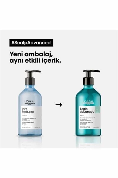 Loreal Professionnel Paris Serie Expert Scalp Advanced Yağlanma Karşıtı Profesyonel Şampuan 500 ml