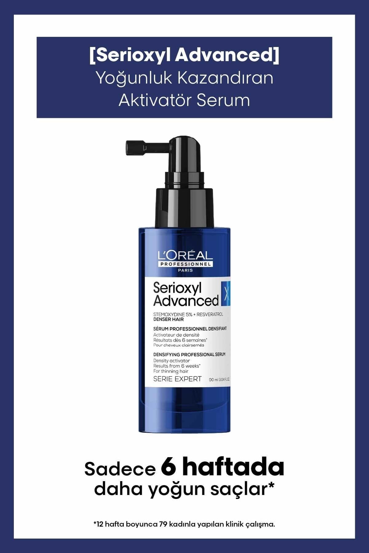 Loreal Professionnel Paris Serie Expert Serioxyl Advanced İncelmiş Saç Telleri için Yoğunluk Kazandıran Serum 90 ml