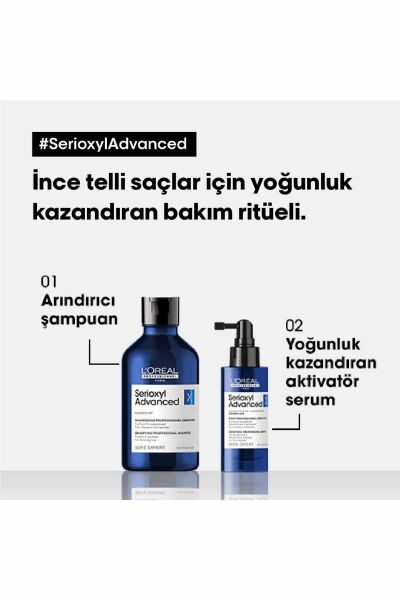 Loreal Professionnel Paris Serie Expert Serioxyl Advanced İncelmiş Saç Telleri için Yoğunluk Kazandıran Serum 90 ml
