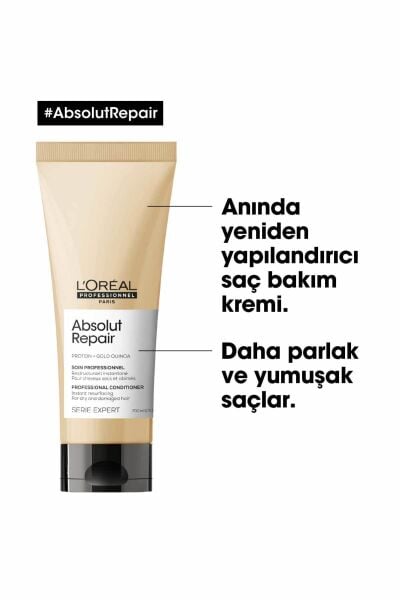 Loreal Professionnel Paris Serie Expert Absolut Repair Yıpranmış Saçlar İçin Onarıcı Saç Bakım Kremi 200 ml