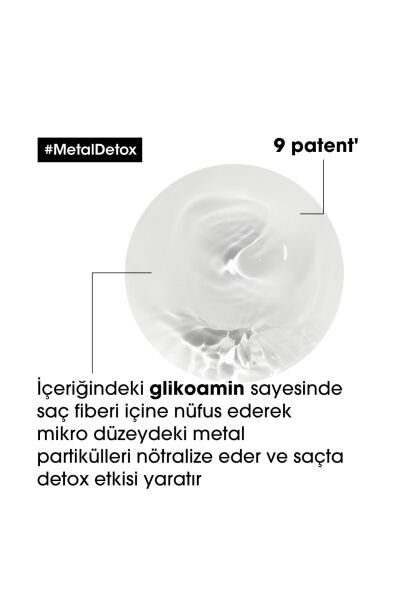 Loreal Professionnel Paris Serie Expert Metal Detox Renkli ve Açıcı ile İşlem Görmüş Saçlar İçin Metal Karşıtı Koruyucu Maske 250 ml