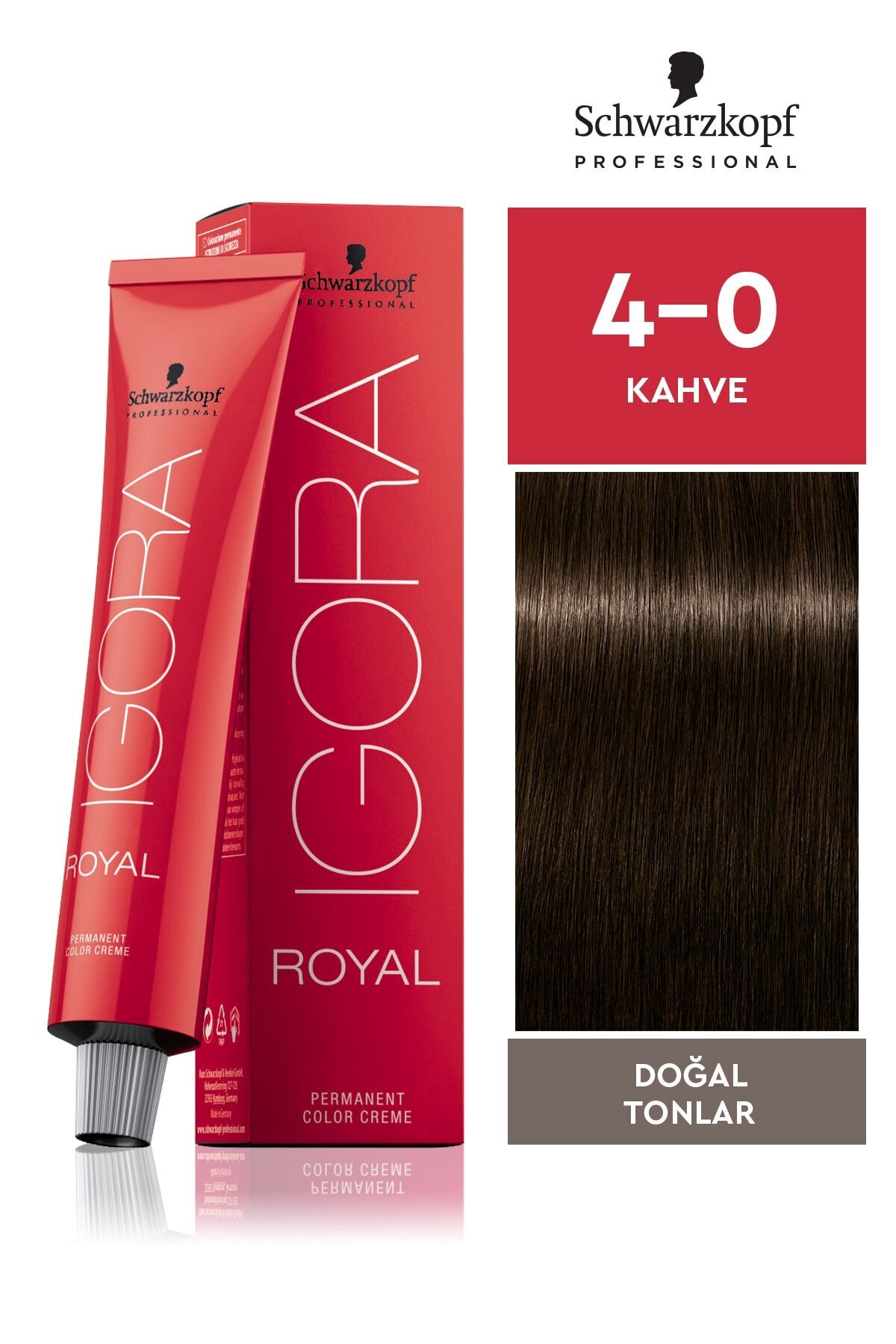 SCHWARZKOPF PROFESSIONAL IGORA ROYAL SAÇ BOYASI 60 gr 4-0