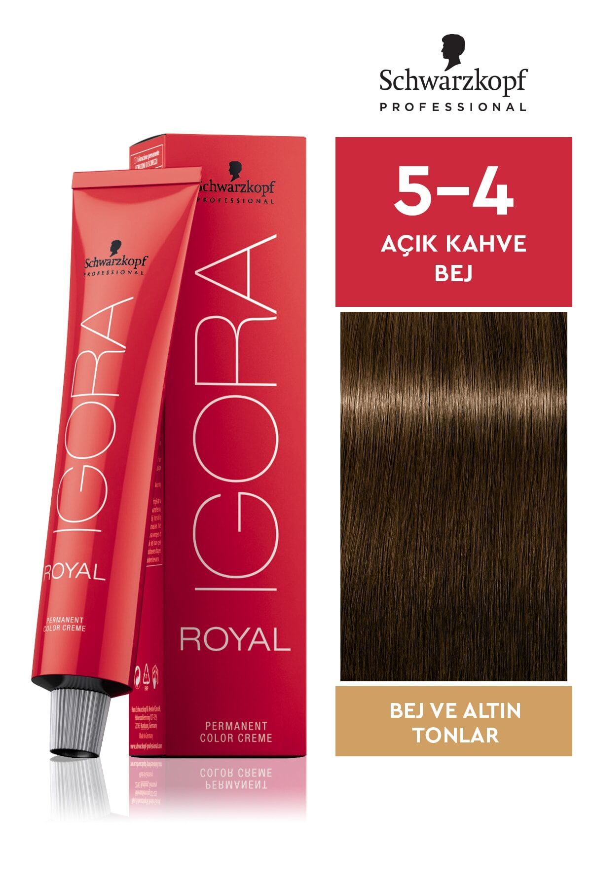 SCHWARZKOPF PROFESSIONAL IGORA ROYAL SAÇ BOYASI 60 gr 5-4