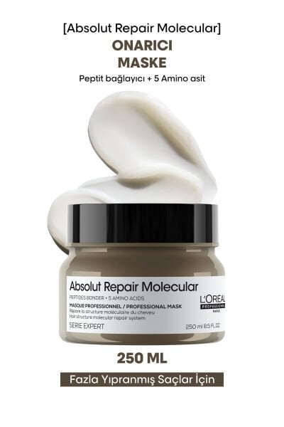 Loreal Professionnel Paris Serie Expert Absolut Repair Molecular Saç Maskesi 250 ml