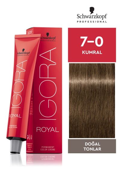 SCHWARZKOPF PROFESSIONAL IGORA ROYAL SAÇ BOYASI 60 gr 7-0