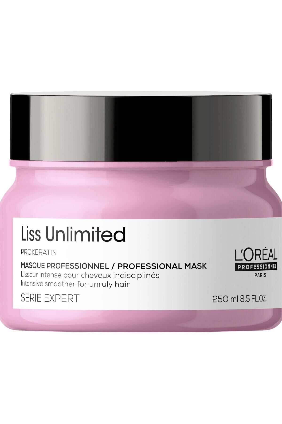 Loreal Professionnel Paris Serie Expert Liss Unlimited Elektriklenme Karşıtı ve Yoğun Yumuşaklık Veren Maske 250 ml