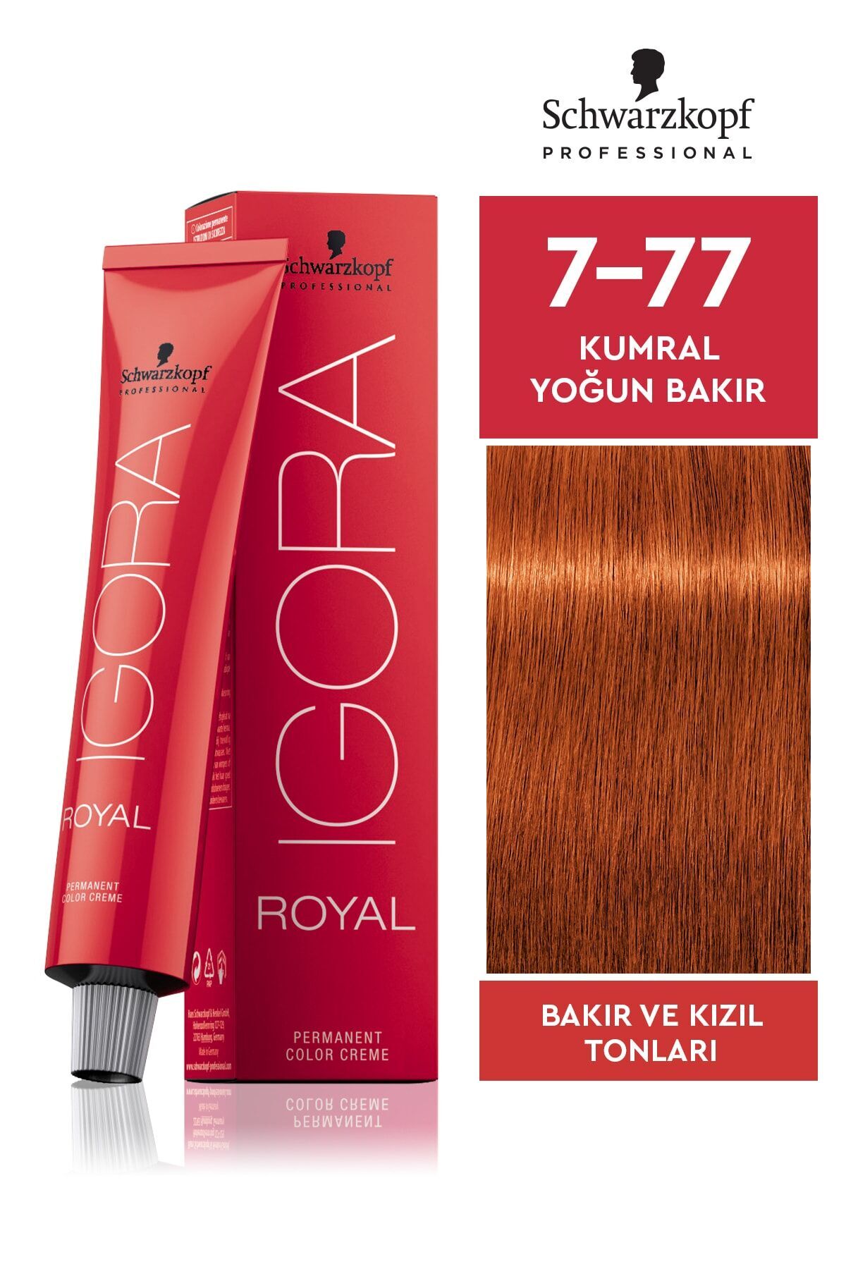 SCHWARZKOPF PROFESSIONAL IGORA ROYAL SAÇ BOYASI 60 gr 7-77