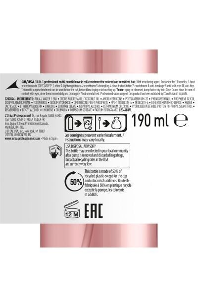 Loreal Professionnel Paris Serie Expert Vitamino Color Boyalı Saçlar için 10 Etkili Mucize Bakım Spreyi 190 ml