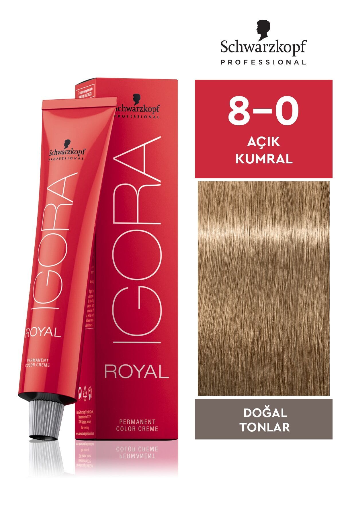 SCHWARZKOPF PROFESSIONAL IGORA ROYAL SAÇ BOYASI 60 gr 8-0