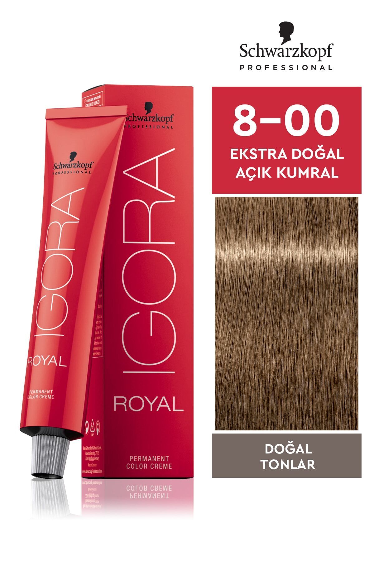 SCHWARZKOPF PROFESSIONAL IGORA ROYAL SAÇ BOYASI 60 gr 8-00