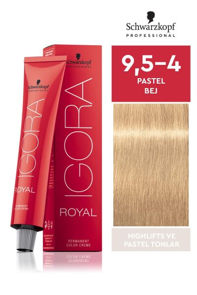 SCHWARZKOPF PROFESSIONAL IGORA ROYAL SAÇ BOYASI 60 gr 9,5-4