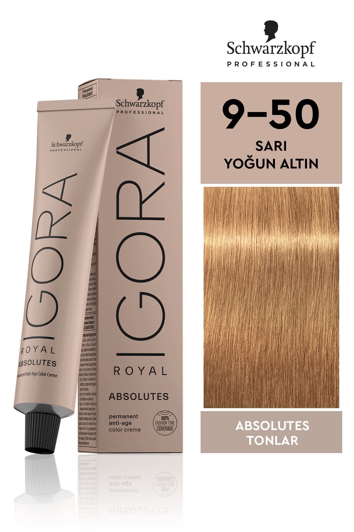 SCHWARZKOPF PROFESSIONAL IGORA ROYAL SAÇ BOYASI 60 gr 9-50