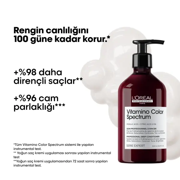 Loreal Professionnel Paris Serie Expert Vitamino Color Spectrum Boyalı Saçlar İçin Yoğun Saç Kremi 500 ml