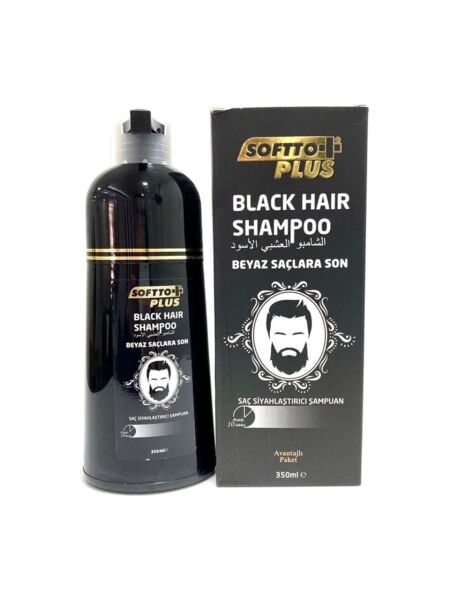 Softto Plus Şampuan Black 350 ml