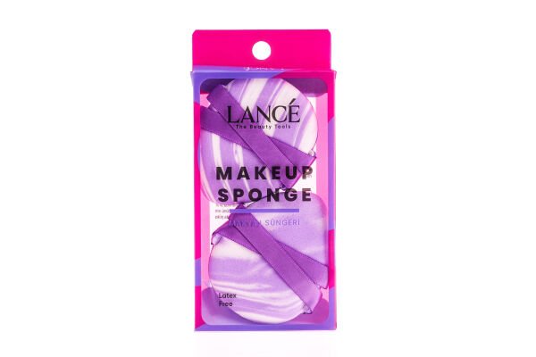 Lancé Professional Makyaj Süngeri Transparan İnce 2li Renkli