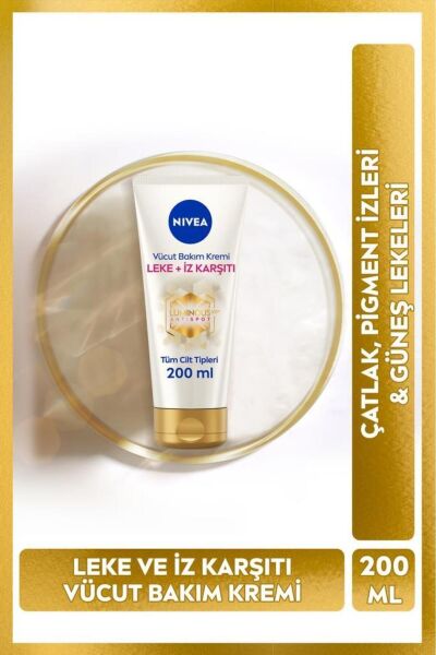 Nivea Luminous Leke Ve Iz Karşıtı Vücut Bakım Kremi 200 ml