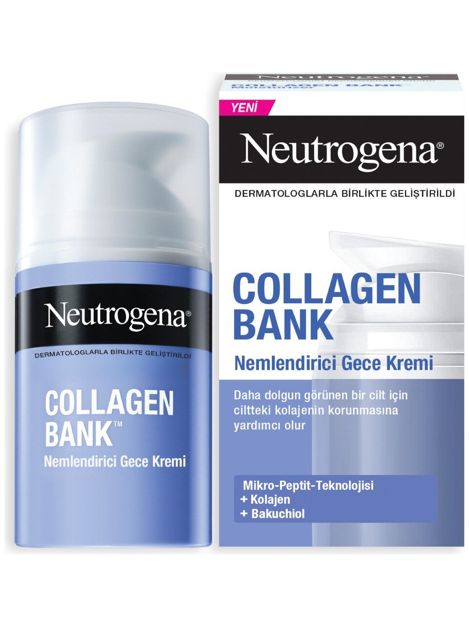 Neutrogena Collagen Bank Nemlendirici Gece Kremi 50 ml