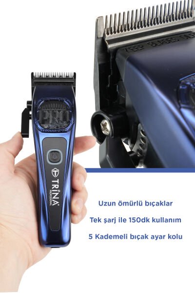 Trina Saç Kesme Makinesi Lacivert 77