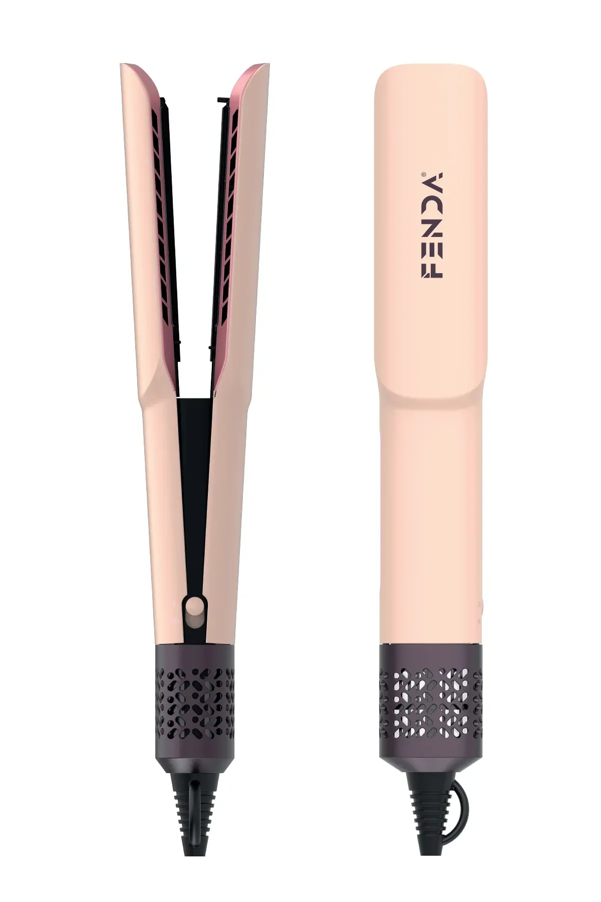 Fenda Profesyonel Hava Üflemeli Saç Düzleştirici Pembe