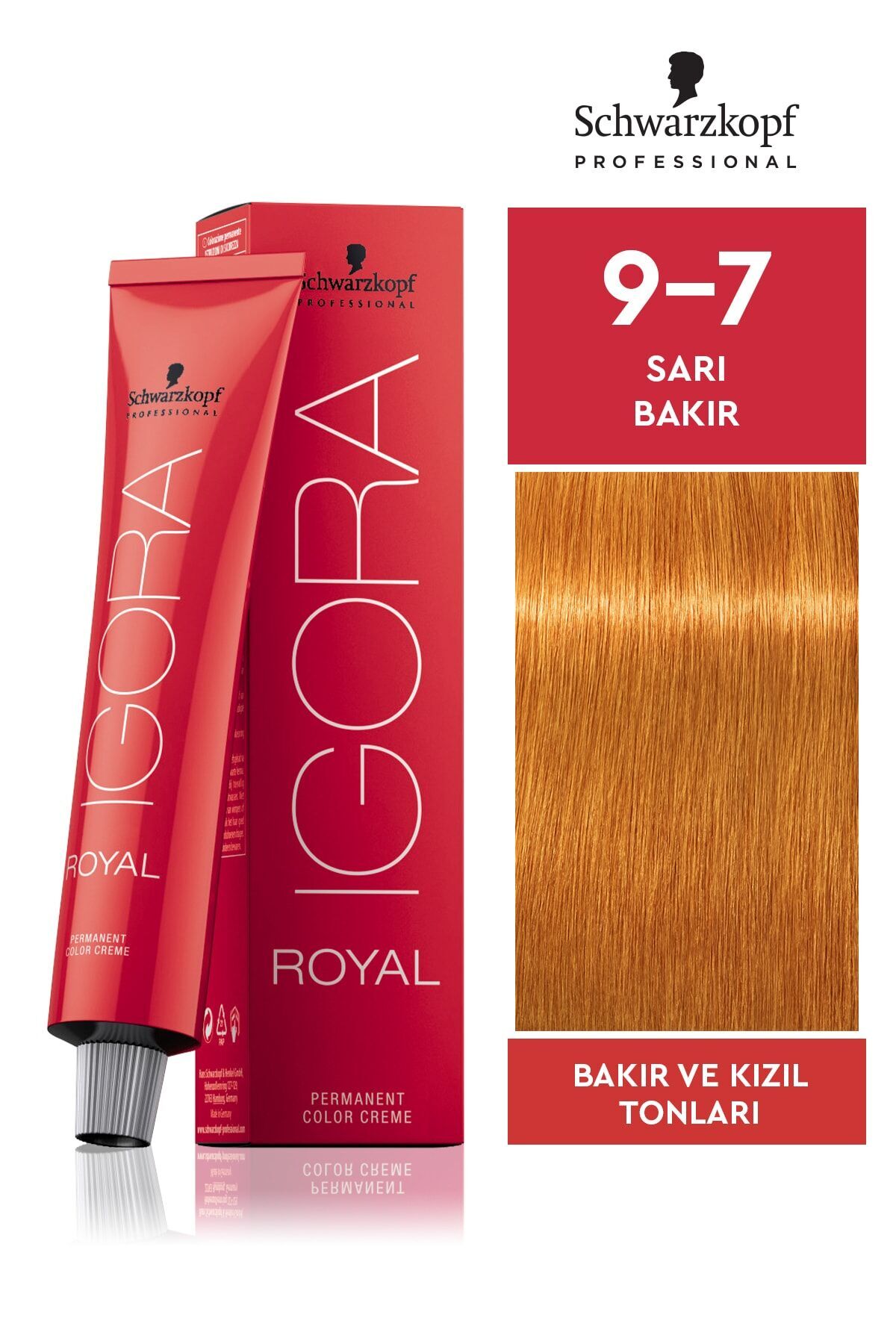 SCHWARZKOPF PROFESSIONAL IGORA ROYAL SAÇ BOYASI 60 gr 9-7