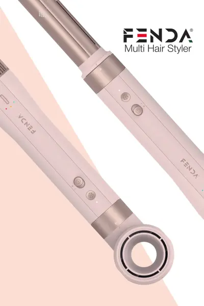 Fenda Saç Şekillendirme ve Kurutma Seti Pembe