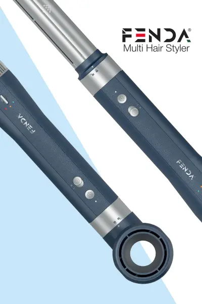 Fenda Saç Şekillendirme ve Kurutma Seti Mavi