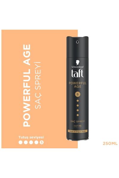 Taft Saç Spreyi Powerful Age 5 250 ml