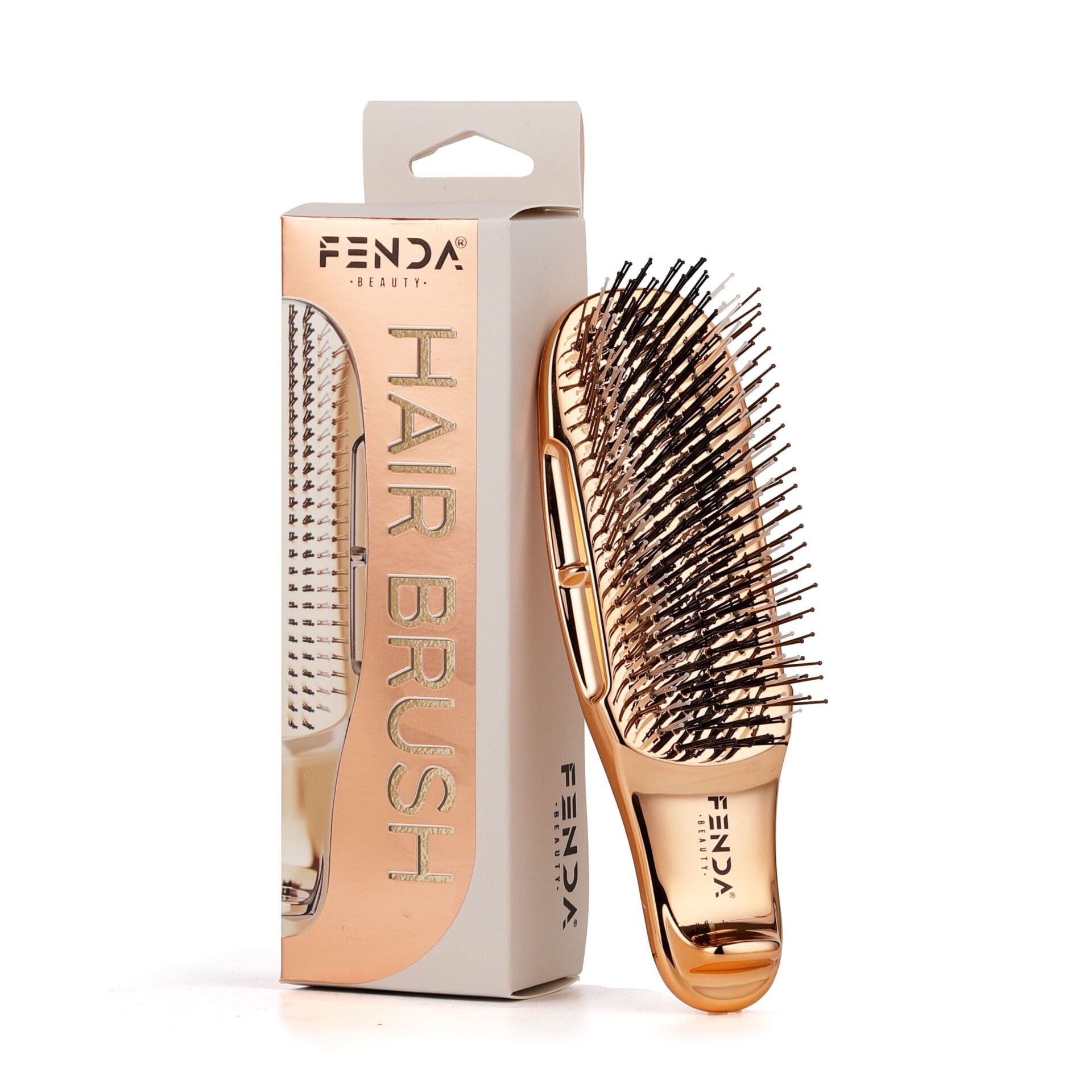 Fenda Profesyonel 4 Pinli Kompakt Bronz Saç Fırçası