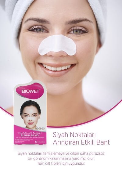 Biowet Siyah Nokta Temizleyici Burun Bandı