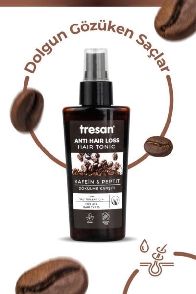 Tresan Kafein & Peptit Dökülme Karşıtı Saç Toniği 125 ml