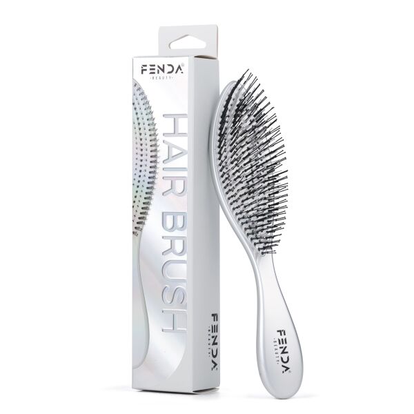 Fenda Profesyonel 4 Pinli Dar Başlık Beyaz Saç Fırçası
