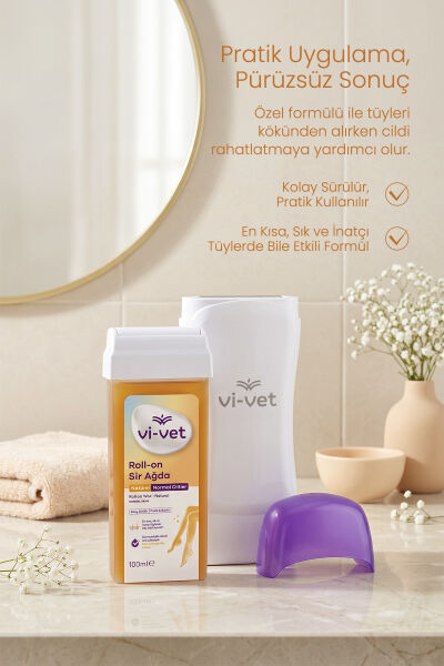 Vi-vet Roll-On Sir Ağda 100 ml Naturel