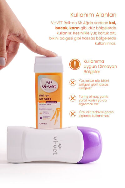 Vi-vet Roll-On Sir Ağda 100 ml Naturel