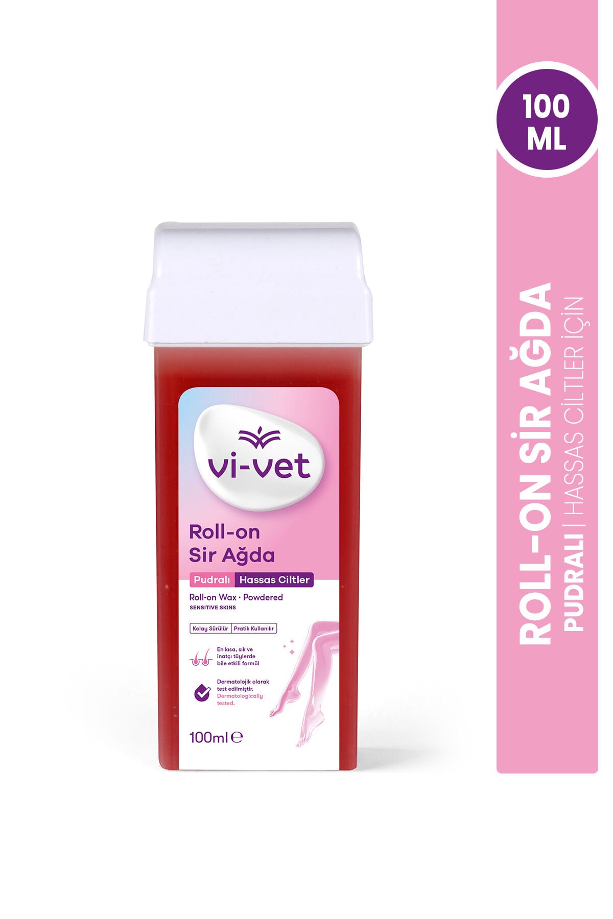 Vi-vet Roll-On Sir Ağda 100 ml Pudralı