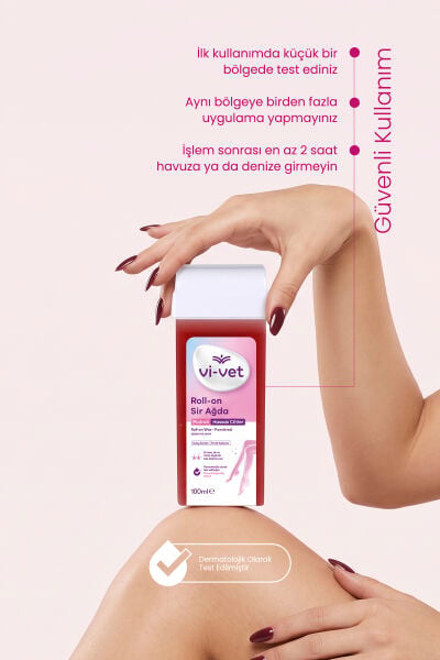 Vi-vet Roll-On Sir Ağda 100 ml Pudralı