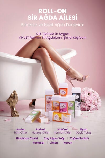 Vi-vet Roll-On Sir Ağda 100 ml Pudralı