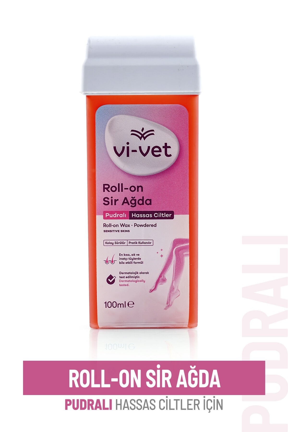Vi-vet Roll-On Sir Ağda 100 ml Pudralı