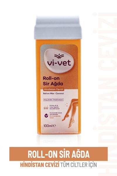 Vi-vet Roll-On Sir Ağda 100 ml Hindistan Cevizli