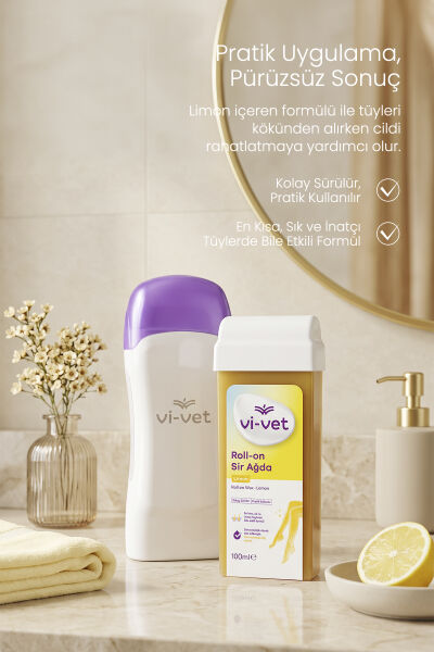 Vi-vet Roll-On Sir Ağda 100 ml Limon