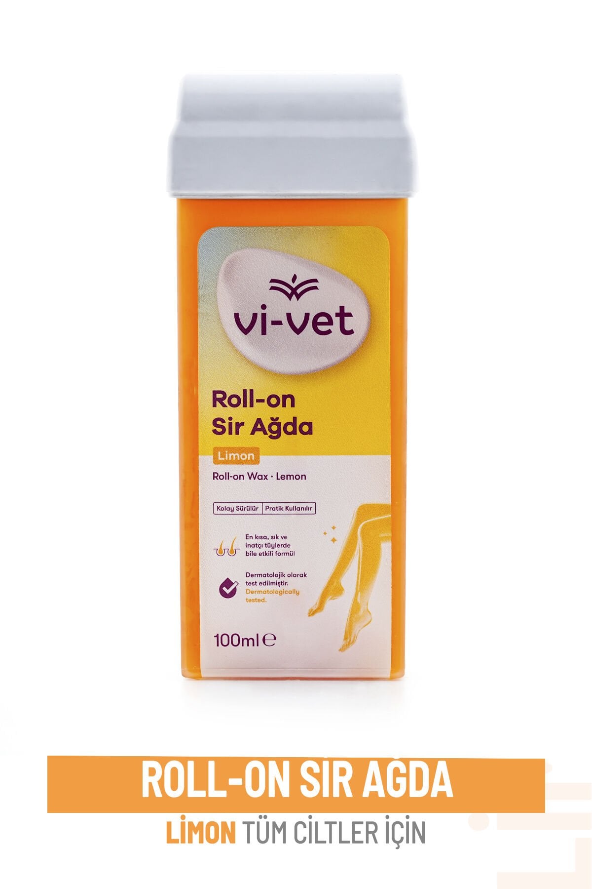 Vi-vet Roll-On Sir Ağda 100 ml Limon