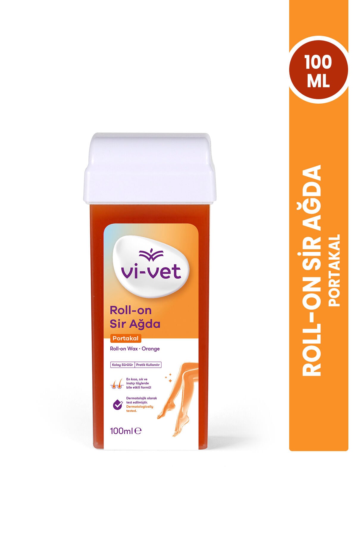 Vi-vet Roll-On Sir Ağda 100 ml Portakal